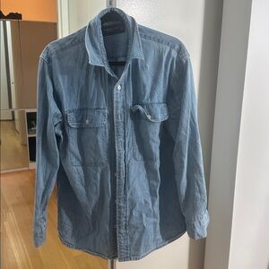 Abercrombie & Fitch Denim 90s Oversized Shirt